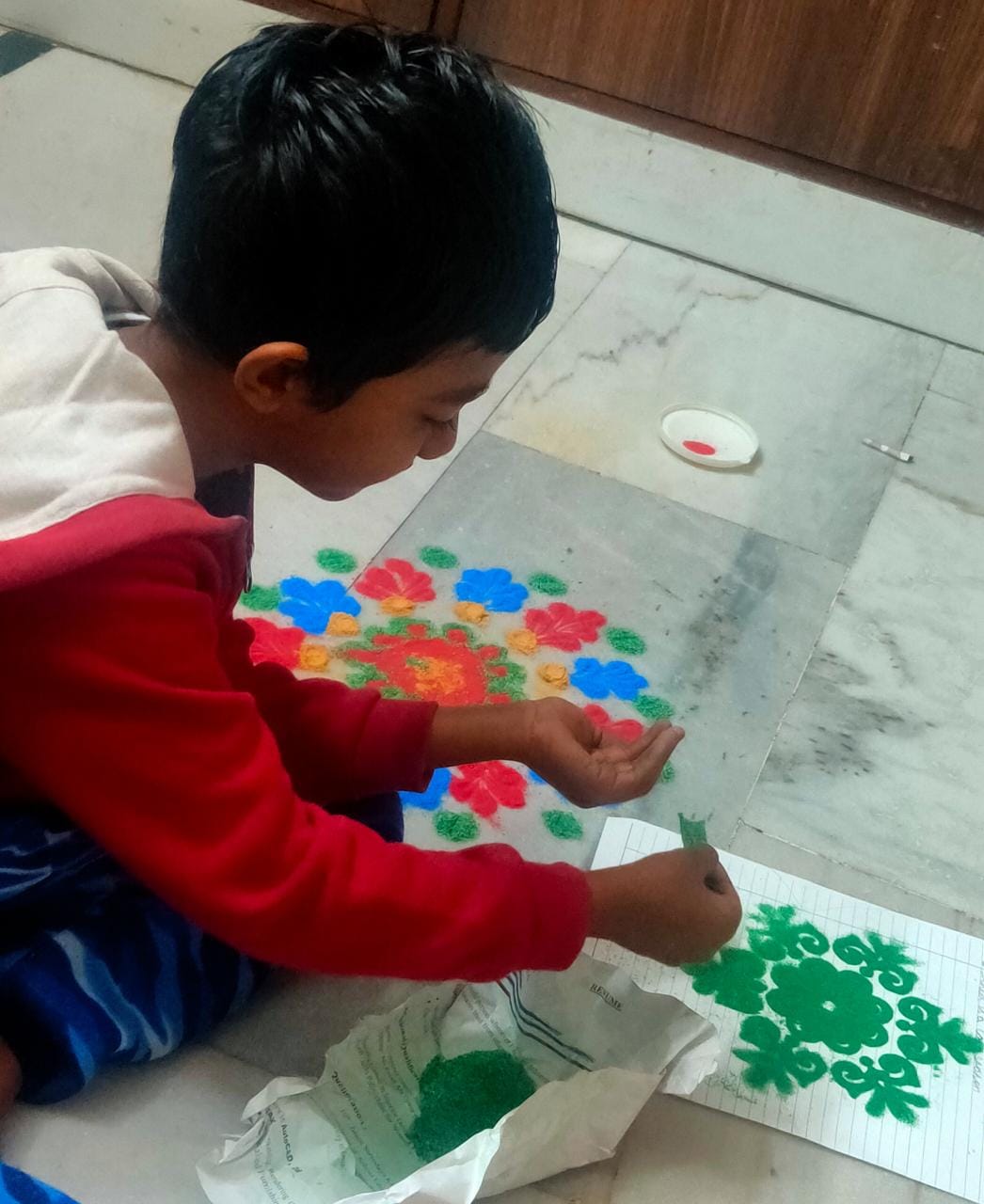 RANGOLI MAKING COMPETITION 2020 :: St. Mary's Public School