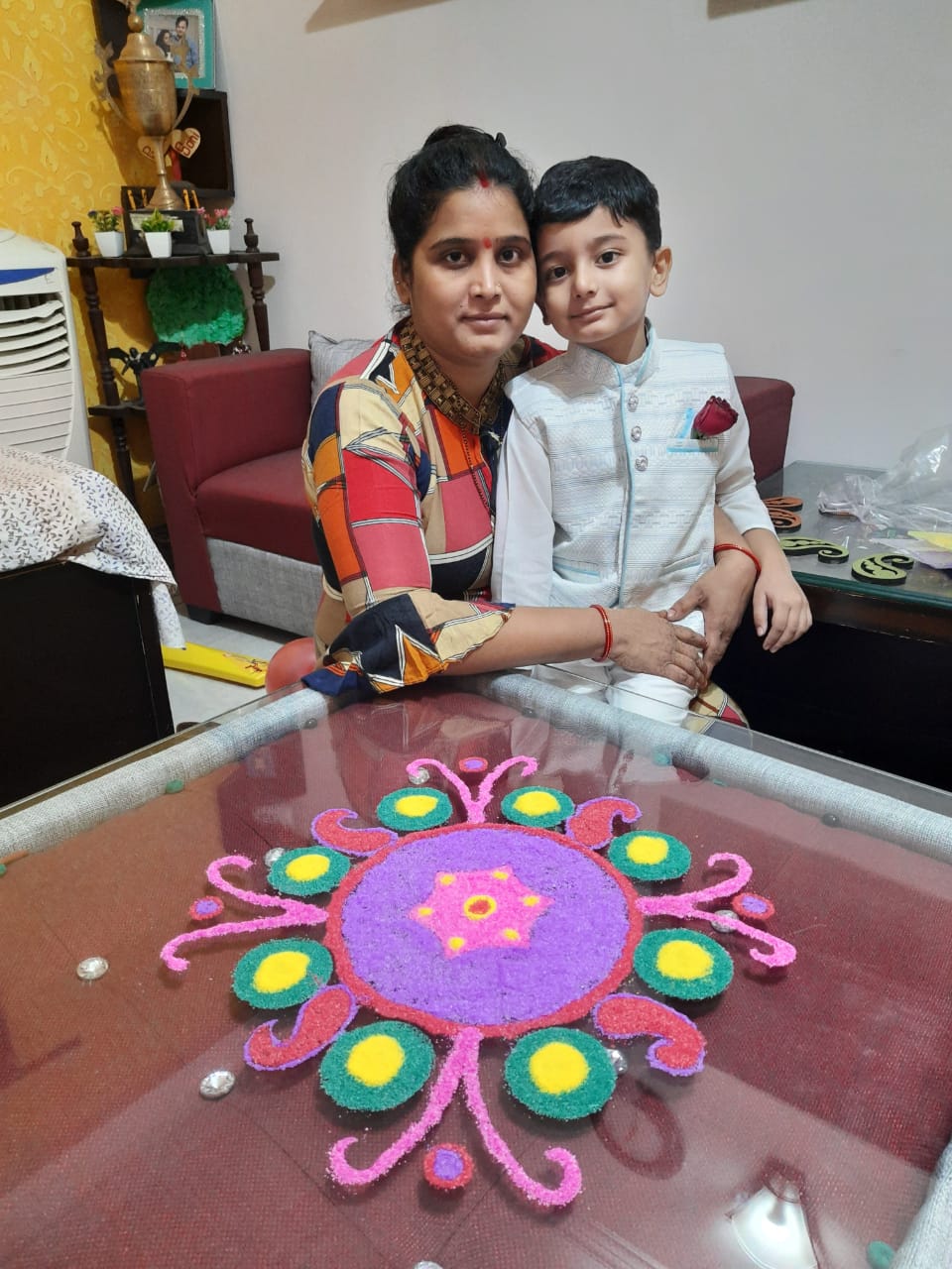 RANGOLI MAKING COMPETITION 2020 :: St. Mary's Public School