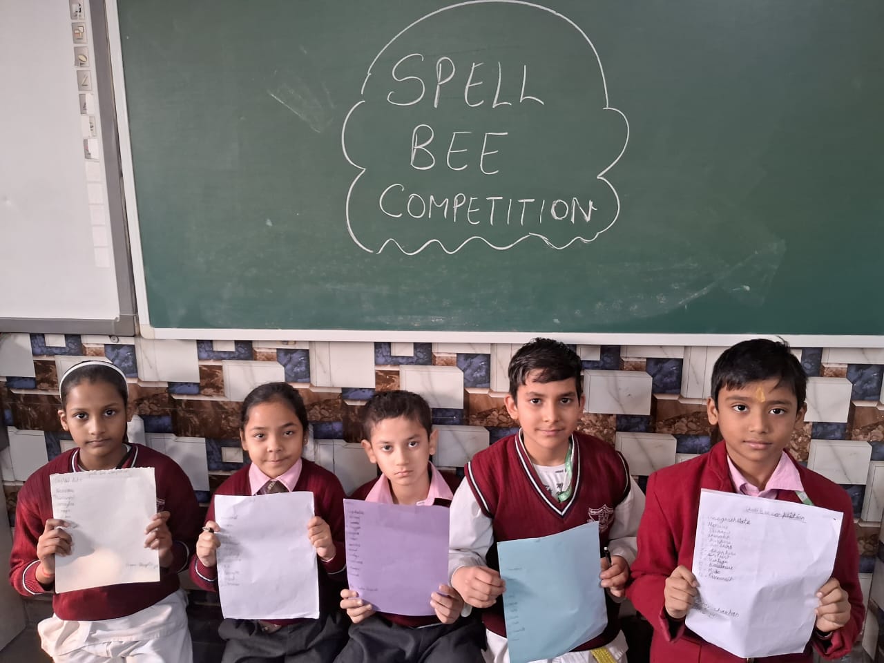 November month Spell Bee Competition :: St. Mary's Public School