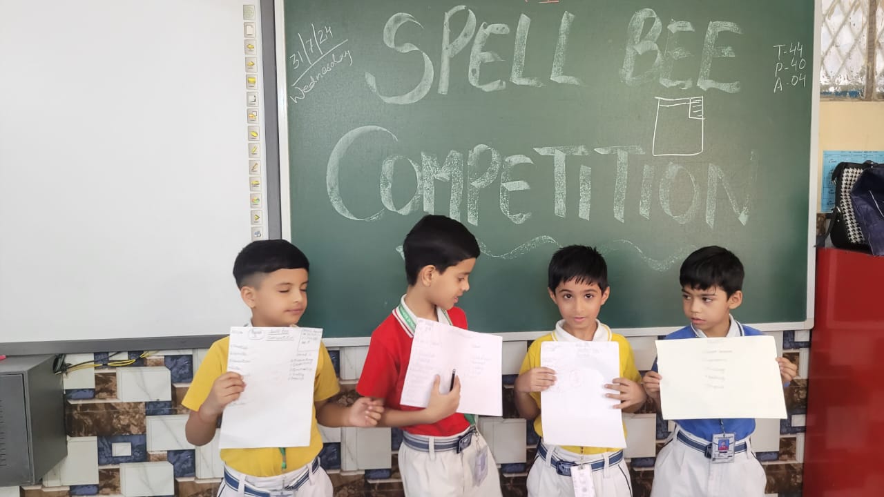 Spell bee competition by CLASS 3 :: St. Mary's Public School