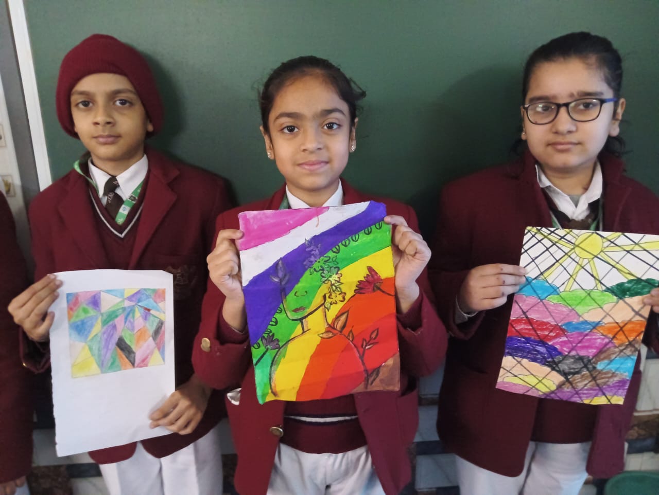 Abstract Drawing Competition conducted for Class 2 to 5 :: St. Mary's ...